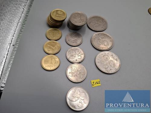 Umlaufmünzen Spanien Fussball EM 1980-1982 13x 1 Peseta